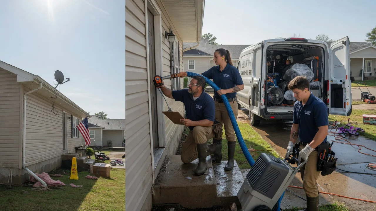 Ceiling Water Damage Restoration in Armstrong, TX near me